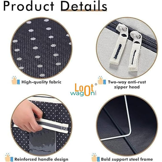 Cloth Storage Bag Steel Frame (Set of 2)