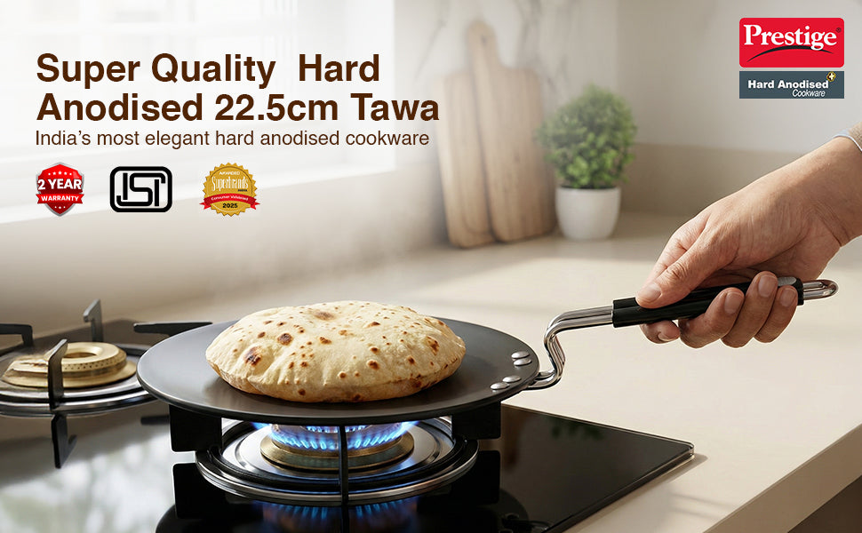 Prestige Hard Anodised Chapati Tawa 24.5 cm