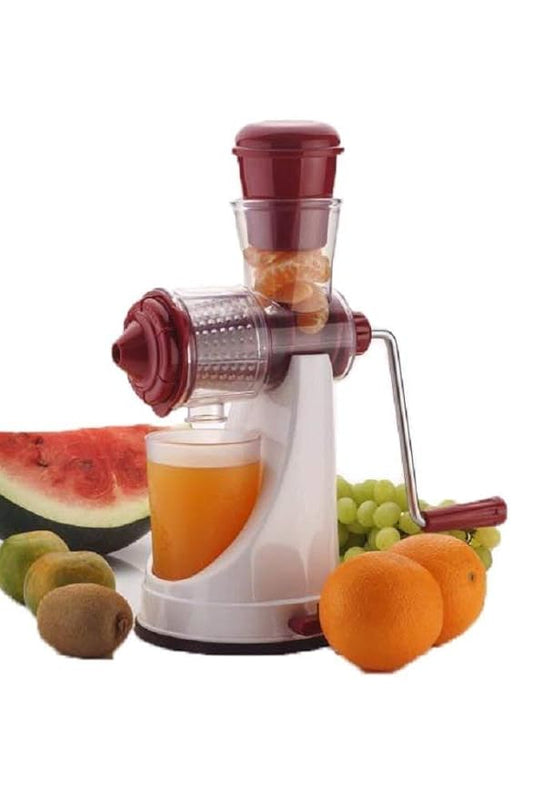 Portable Juicer Machine, Fruit & Vegetable Steel Handle Juicer
