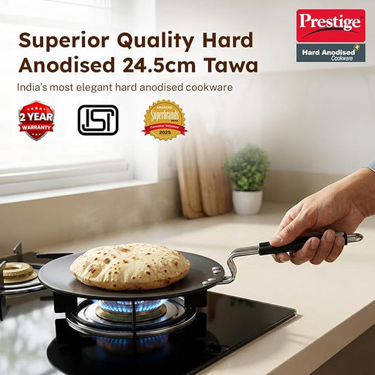 Prestige Hard Anodised Chapati Tawa 24.5 cm