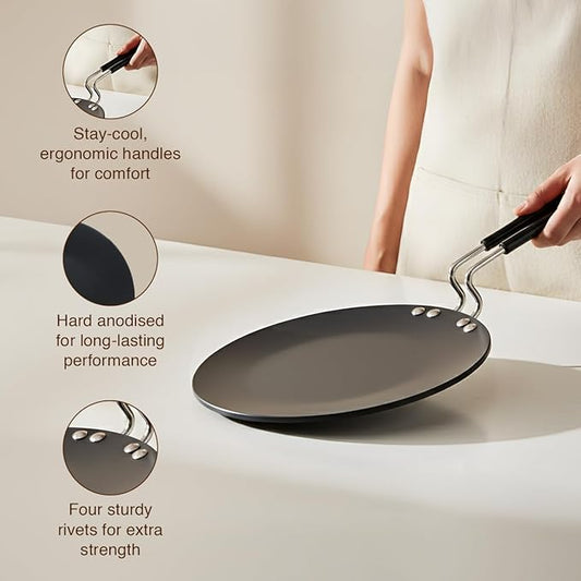 Prestige Hard Anodised Chapati Tawa 24.5 cm