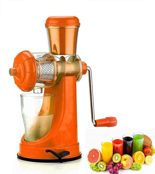 Portable Juicer Machine, Fruit & Vegetable Steel Handle Juicer