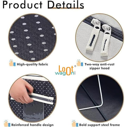Cloth Storage Bag Steel Frame (Set of 2)