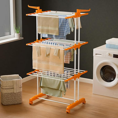 Clothes Stand for Drying with Wheels