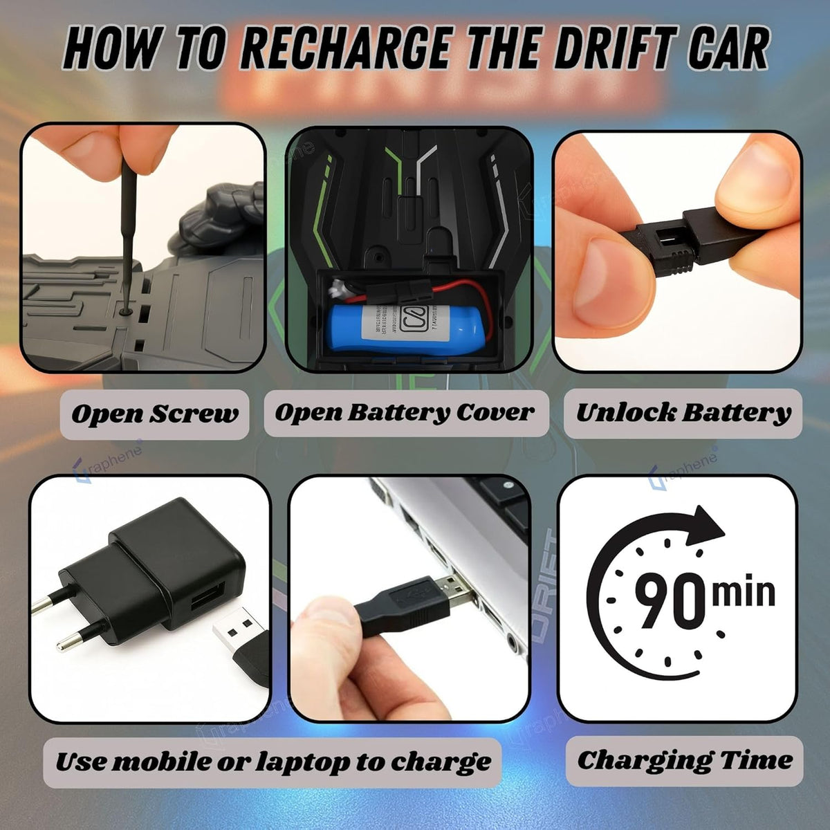 Remote Control Drift Stunt Car