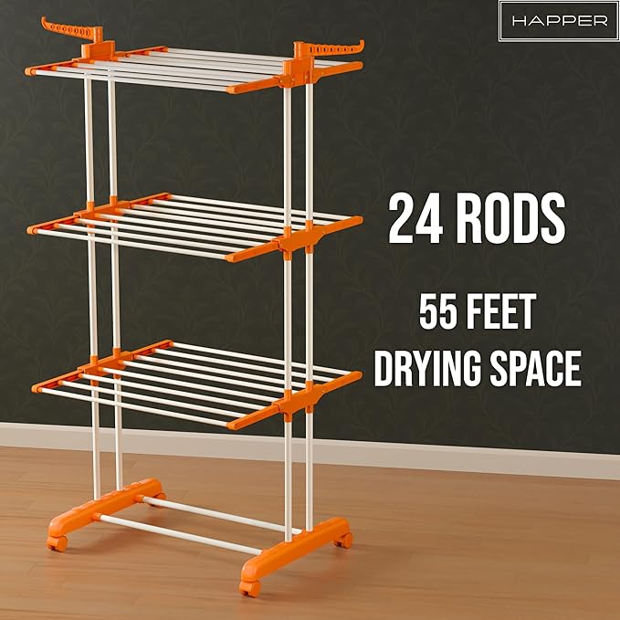 Clothes Stand for Drying with Wheels