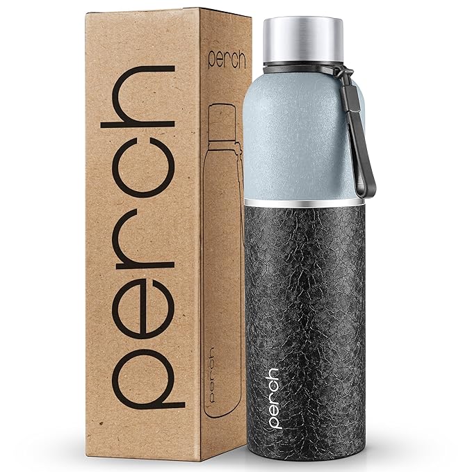 Perch Zenith ISI Certified Hot and Cold Steel Water Bottle 1 LTR