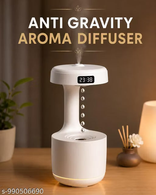 Gravity Water Drop Humidifier with LED Display